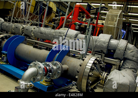 Aircraft engine test stand TU Berlin Stock Photo