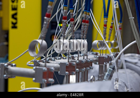 Aircraft engine test stand TU Berlin Stock Photo