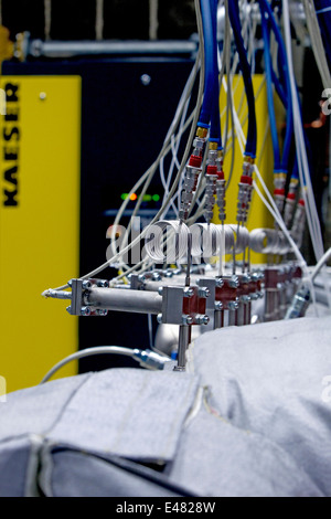 Aircraft engine test stand TU Berlin Stock Photo