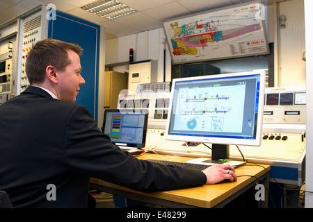 Aircraft engine test stand TU Berlin Stock Photo