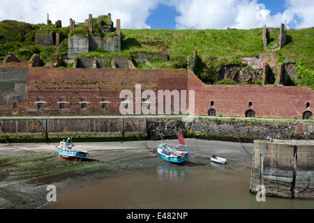 The harbour, Porthgain, Pembrokeshire Stock Photo