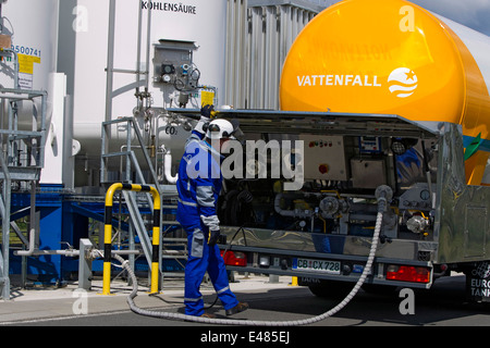 CO2 storage Ketzin Stock Photo