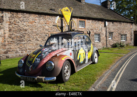 1971 70s VW Volkswagen old style Beetle classic cars, cherished veteran, restored old timer, collectible motors, vintage heritage, old banger preserved, collectable motors, UK Stock Photo