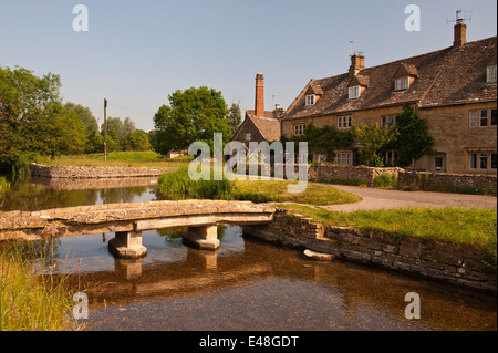 Lower Slaughter in the Cotswolds Gloucestershire England UK