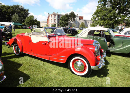 Terenure Classic and Vintage car show Dublin 2014, featuring a strong turn out of Riley Cars from throughout the years. Terenure is one of Ireland's largest gathering of classic and vintage cars, with this being its 23rd year running. Credit:  Ian Shipley/Alamy Live News Stock Photo