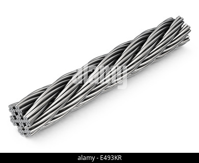 the steel rope Stock Photo