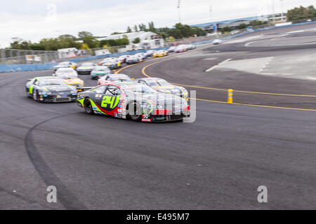 Tours, France. 05th July, 2014. Nascars at the Tours Speedway, Tours, France. Credit:  Julian Elliott/Alamy Live News Stock Photo