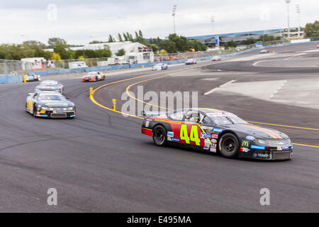 Tours, France. 05th July, 2014. Nascars at the Tours Speedway, Tours, France. Credit:  Julian Elliott/Alamy Live News Stock Photo