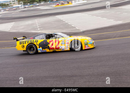 Tours, France. 05th July, 2014. Nascars at the Tours Speedway, Tours, France. Credit:  Julian Elliott/Alamy Live News Stock Photo