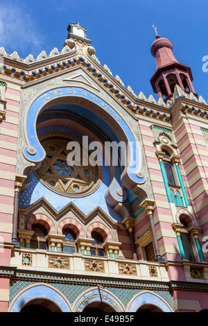 Jubilee Synagogue is also known as the Jerusalem Synagogue, New Town, Prague Synagogue Czech Republic Stock Photo