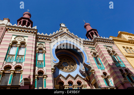 Jubilee Synagogue also known as the Jerusalem Synagogue Prague New Town Czech Republic Stock Photo