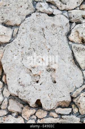 Old stone wall, texture background Stock Photo