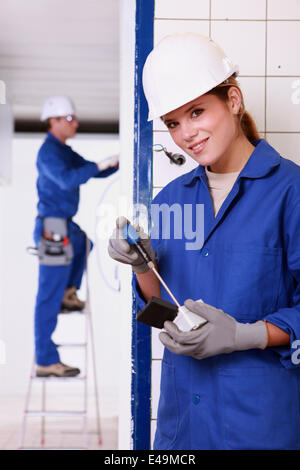 Electricians Stock Photo