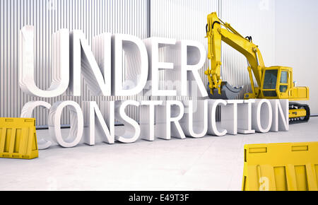 Under construction Stock Photo