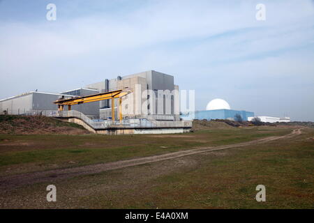 Sizewell Nuclear Power Station, Suffolk, England, United Kingdom, Europe Stock Photo