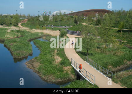 The Velodrome, Queen Elizabeth Olympic Park, Stratford, London, E20, England, United Kingdom, Europe Stock Photo