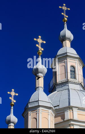 Russian Orthodox Church, St. Petersburg, Russia, Europe Stock Photo