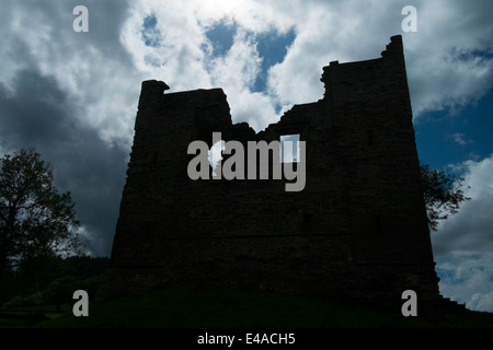 Hopton Castle, South Shropshire, England Stock Photo