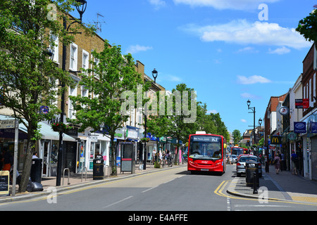 Surbiton High Street Shops - London UK Stock Photo - Alamy