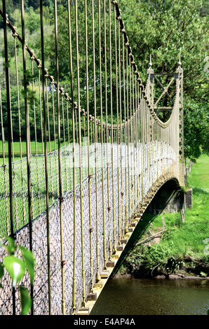 Bridge over Afon Conwy, Betws Y Coed, Conwy County Stock Photo