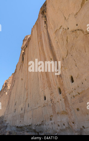 Large rock formations at Bandelier National Monument, New Mexico, USA. Stock Photo