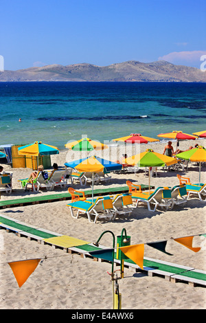 Organized beach at Marmari, Kos island, Dodecanese, Aegean sea, Greece. Stock Photo