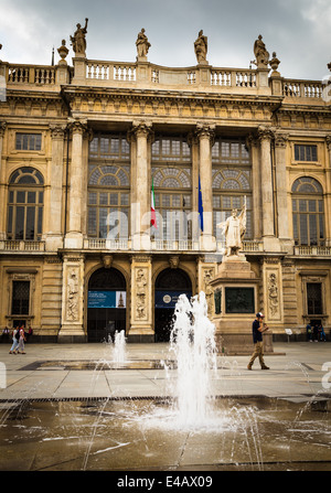 Palazzo Madama, in the Piazza Castello, Turin, Italy. Stock Photo