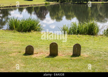 Pet Graveyard at Leeds Castle Stock Photo