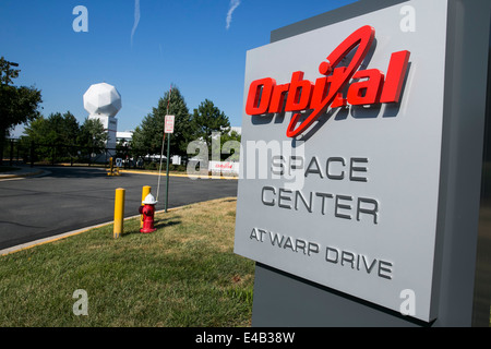 The headquarters of Orbital Sciences Corporation.  Stock Photo