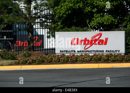 The headquarters of Orbital Sciences Corporation.  Stock Photo