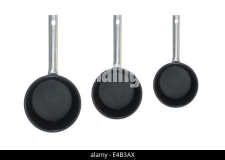 A close up shot of a kitchen saucepan Stock Photo