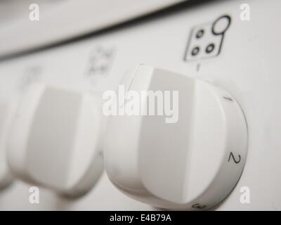Switches for hotplates Stock Photo