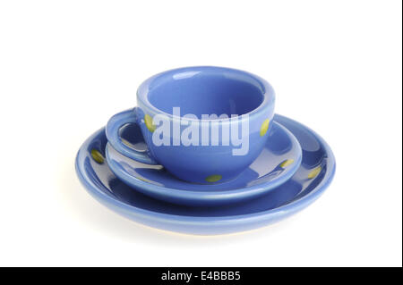 blue cups Stock Photo