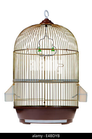 Gold cage Stock Photo