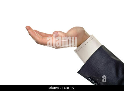 Male open hand Stock Photo