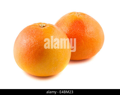 Two ripe grapefruits Stock Photo
