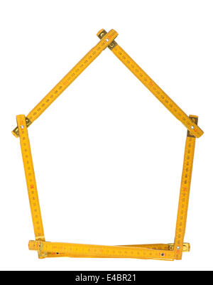 House made out of a meter Stock Photo