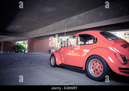 the classic car VW beatle Stock Photo