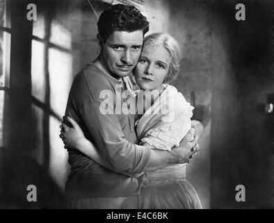 Ronald Colman, Ann Harding, on-set of the Film, 'Condemned', 1929 Stock Photo