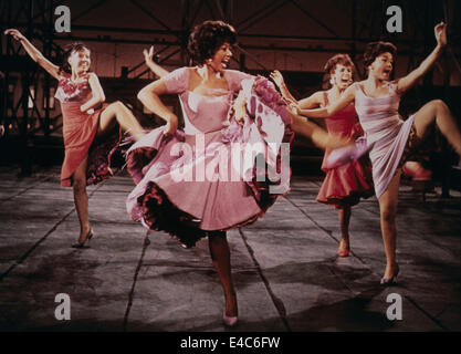 Dance Scene, on-set of the Film, 'West Side Story', 1961 Stock Photo