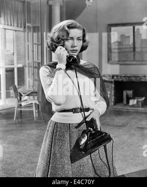 Lauren Bacall, on-set of the Film, 'How to Marry a Millionaire', 1953 Stock Photo