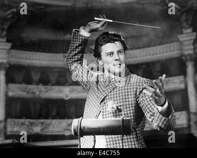 Gerard Philipe, on-set of the Film, 'Les Belles de Nuit' (aka Beauties of the Night), 1952 Stock Photo