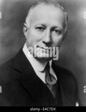 Adolph Zukor (1873-1976), Producer and Founder of Paramount Pictures, Portrait, circa 1920 Stock Photo