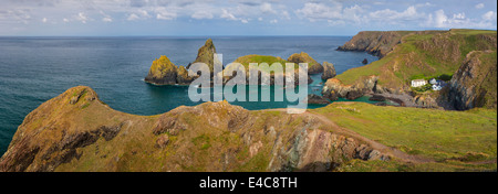 View over Kynance Cove in the Lizard, Cornwall, England Stock Photo