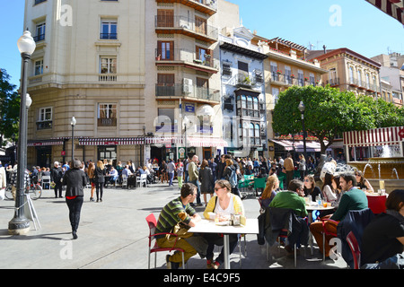 Plaza de Las Flores, Murcia, Region of Murcia, Kingdom of Spain Stock Photo