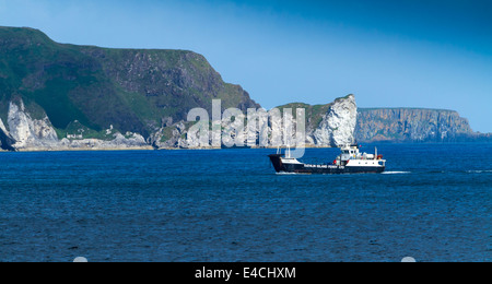 The MV Canna Rathlin Island Ferry Ballycastle Co. Antrim Northern Ireland Stock Photo