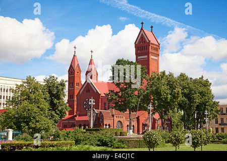 Catholic chapel St Simon and St Elena. Minsk. Belarus. Stock Photo