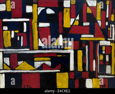 Joaquín Torres García - Constructive Painting - 1929 Stock Photo - Alamy