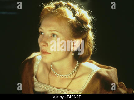 ELIZABETH  1998 PolyGram film with Kate Blanchett Stock Photo