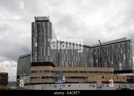 The New South Glasgow University Hospital Govan Road Glasgow Stock Photo